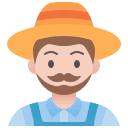 Male Farmer Icon